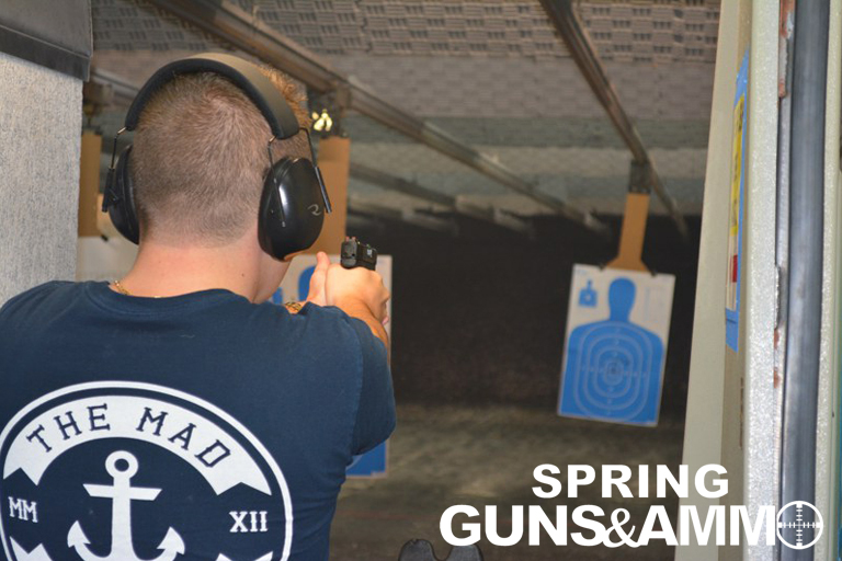 CHL course and gun range near Wild Peach Village, Texas